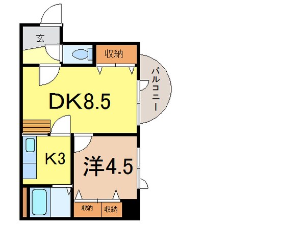 ダイメックス旭川4条ビルの物件間取画像